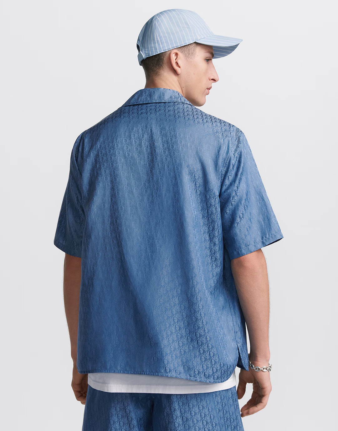 디올 오블리크 모티브 반소매 셔츠 “2COLOR”