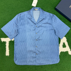 디올 오블리크 모티브 반소매 셔츠 “2COLOR”