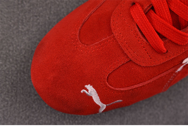 발렌시아가 x 푸마 스피드캣 스웨이드 스니커즈 레드/화이트