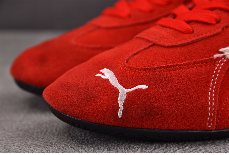 발렌시아가 x 푸마 스피드캣 스웨이드 스니커즈 레드/화이트