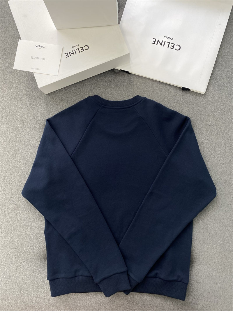 셀린느 로고 코튼 플리스 레귤러 스웨트셔츠 맨투맨