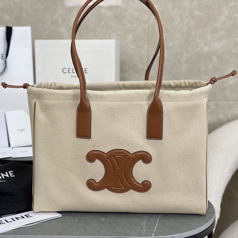 셀린느 퀴르 트리옹프 드로우스트링 카바스 백 