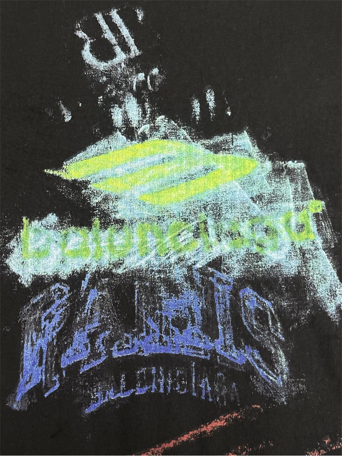 발렌시아가 DIY 임프린트 티셔츠