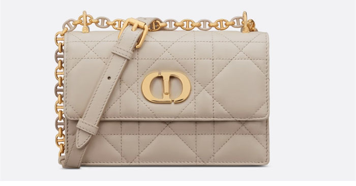 디올 미스 카로 미니 백 파우더 베이지 매크로까나쥬