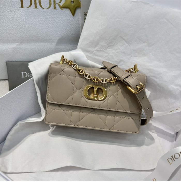 디올 미스 카로 미니 백 파우더 베이지 매크로까나쥬