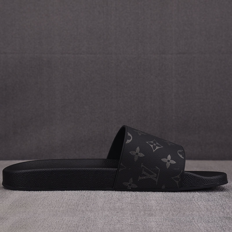 루이비통 워터프론트 뮬 슬리퍼 이클립스 모노그램