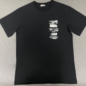 디올 아카이브 라벨 반팔 티셔츠