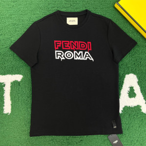 펜디 로마 자수 반팔 티셔츠 “2COLOR”