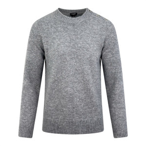 샤넬 숄더 버튼 CC로고 울 니트 스웨터