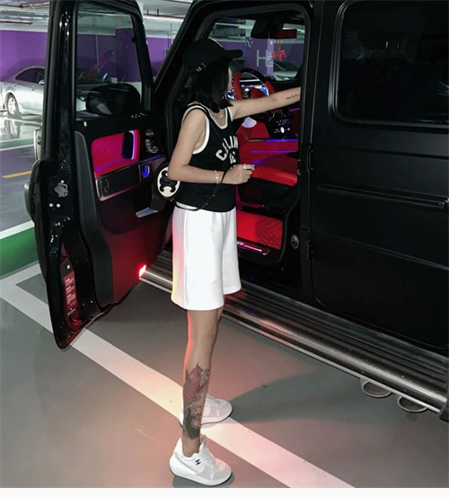 샤넬 22p CC 메쉬 패브릭 레더 스니커즈