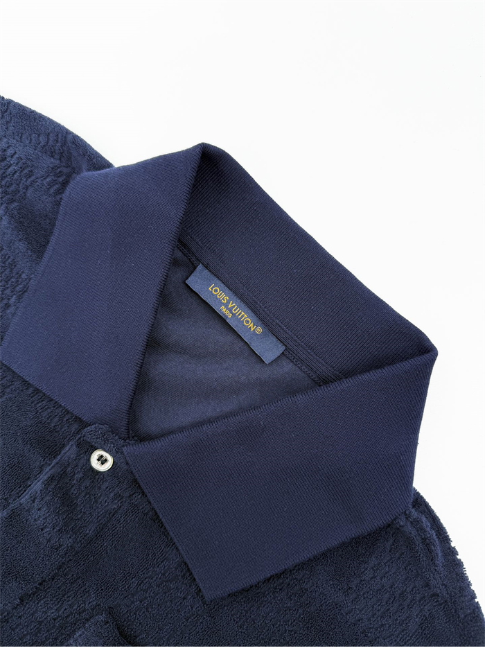 루이비통 다미에 MLVD 프렌치 테리 숏 슬리브드 셔츠