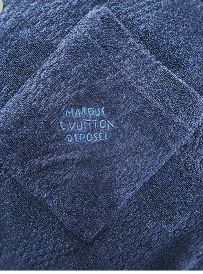 루이비통 다미에 MLVD 프렌치 테리 숏 슬리브드 셔츠