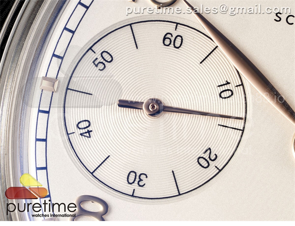 APS공장 IWC 포르투기저 오토메틱 스틸 화이트다이얼 블랙가죽스트랩 Portugieser Automatic 42mm SS APSF 1_1 Best Edition White Dial RG Marker on Black Leather Strap A52011