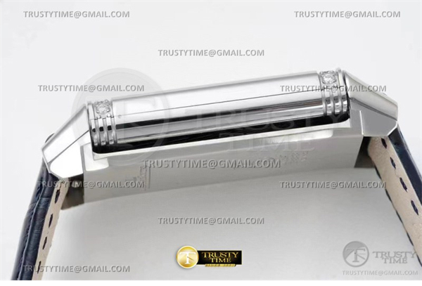 IMF공장 예거르쿨트르 리베르소 원 3288560 다이아몬드파베케이스 화이트다이얼 블루스트랩 Reverso One Ref 3288420 Dia SS_LE Wht IMF Swiss Qtz