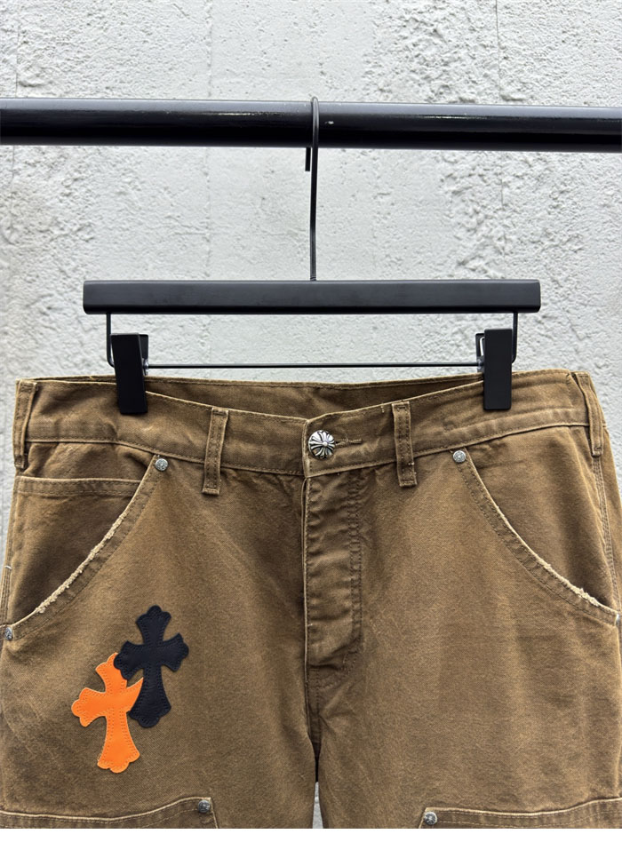 크롬하츠 멀티 크로스 카펜터 데님 팬츠