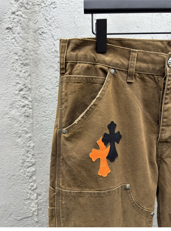 크롬하츠 멀티 크로스 카펜터 데님 팬츠