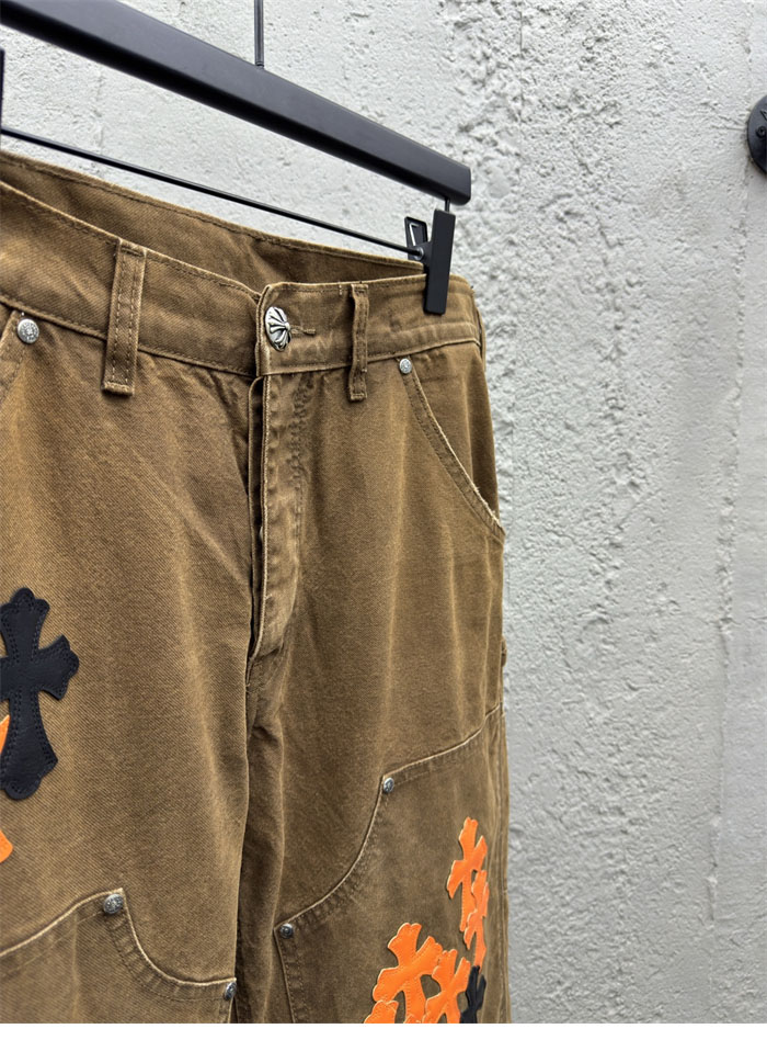 크롬하츠 멀티 크로스 카펜터 데님 팬츠