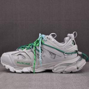 발렌시아가 트랙 트레일 레이스 스니커즈 그레이/그린/블루