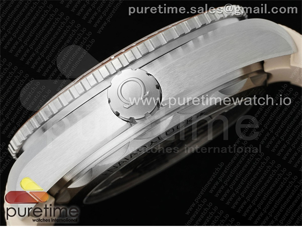 VS공장 오메가 씨마스터 플래닛오션 600M 샌드다이얼 브라운베젤 샌드러버스트랩 Planet Ocean 43.5mm SS VSF 1_1 Best Edition Brown Bezel Sand Dial on Sand Rubber Strap A8900 Super Clone