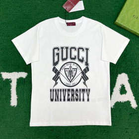 구찌 24FW 유니버시티 프린팅 코튼 저지 티셔츠 “2COLOR”